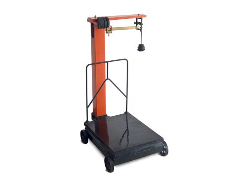 Cast iron mechanical platform scale