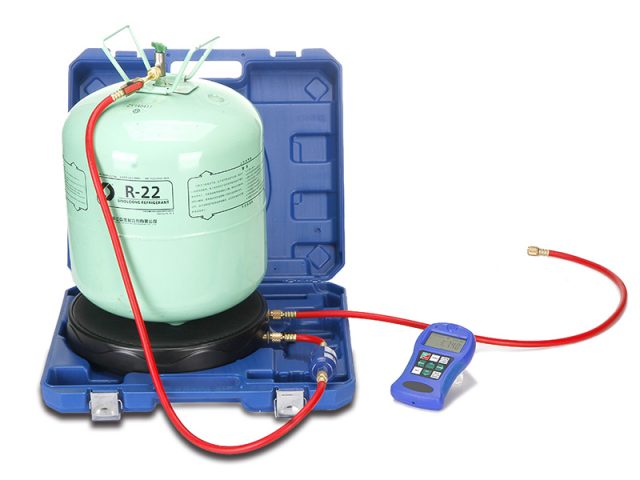 RF refrigerant scale