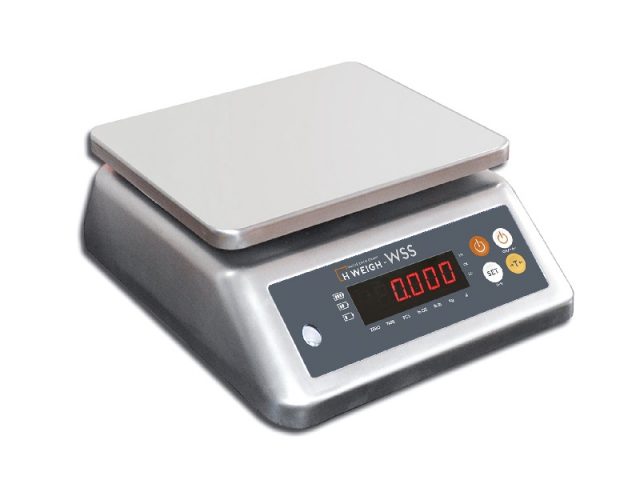 Avaweigh WPC30SS 30 lb. IP68 Waterproof Digital Portion Control Scale