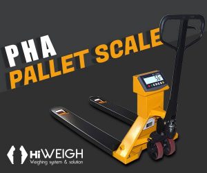 Pallet weighing scale