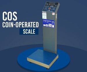 Coin operated scale