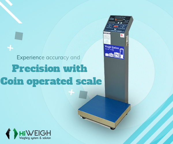 Experience accuracy and precision with Coin operated scale