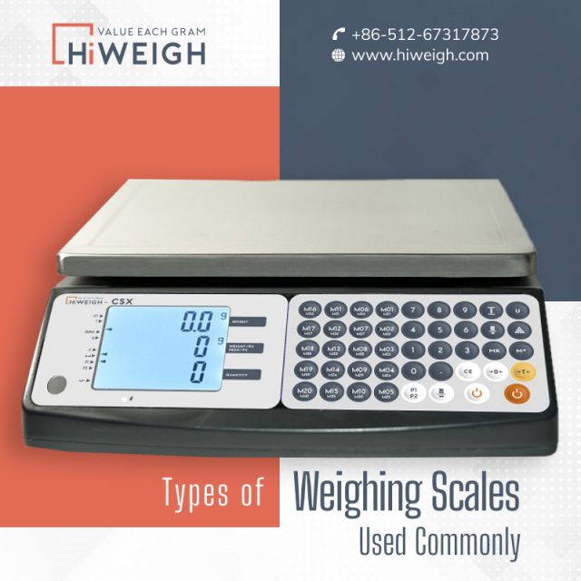 type of weighing scales